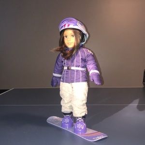 American Girl Snowboarding Complete Set